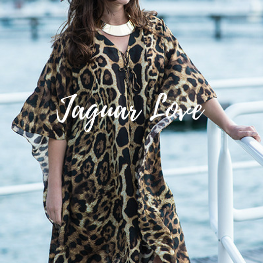 HOW TO WEAR ANIMAL PRINT..Featuring the Jaguar Love Kaftan