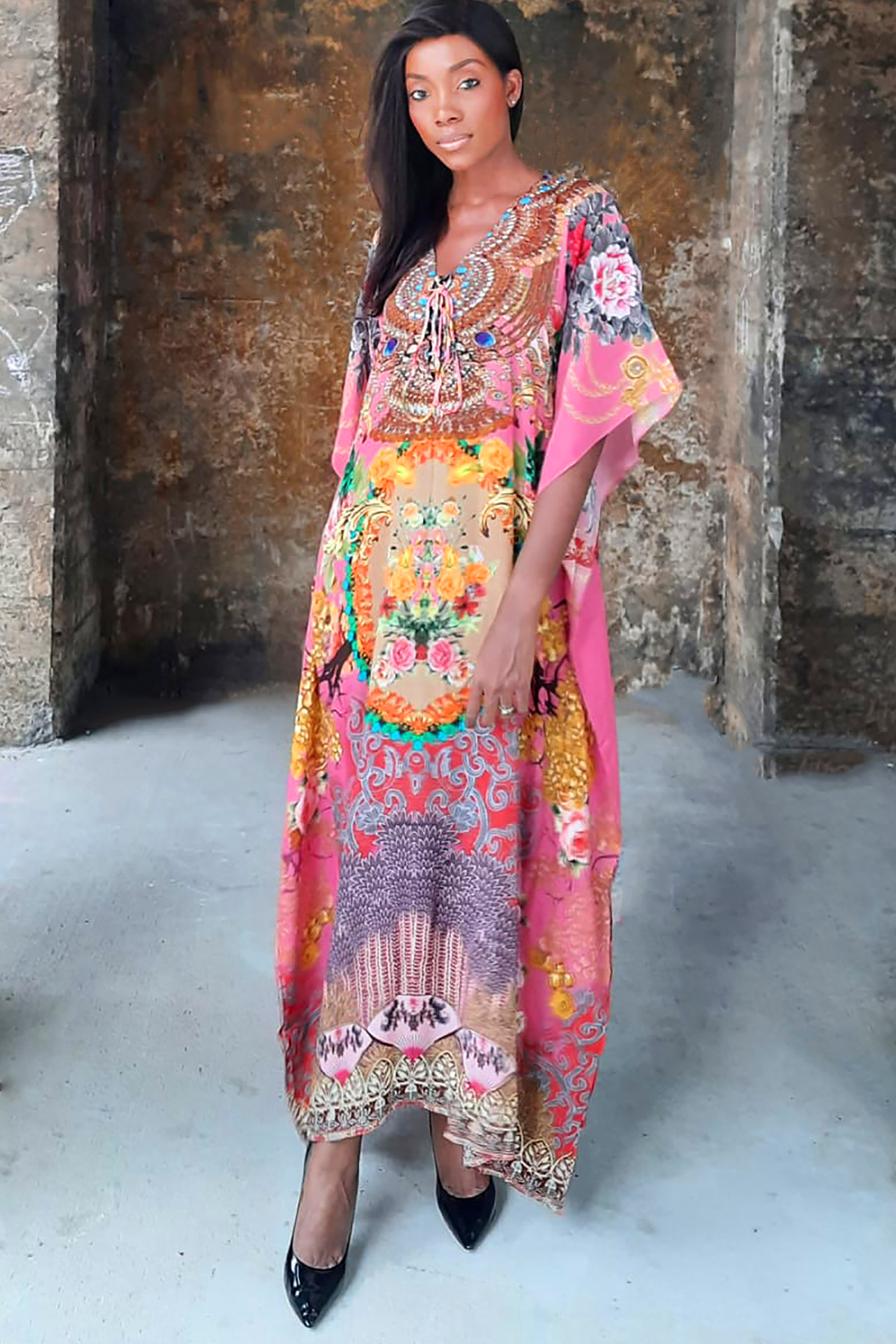 COMING SOON...TOULOUSE Silk Kaftan