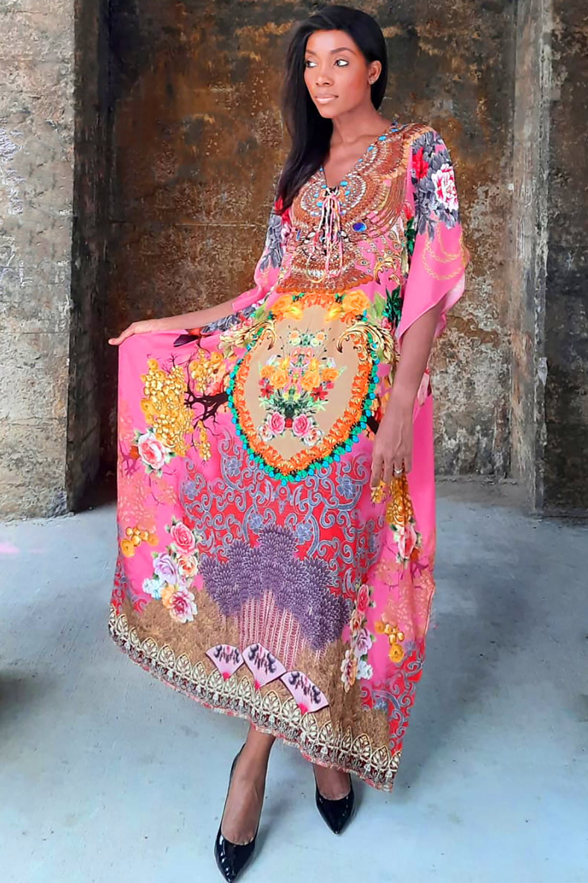 COMING SOON...TOULOUSE Silk Kaftan