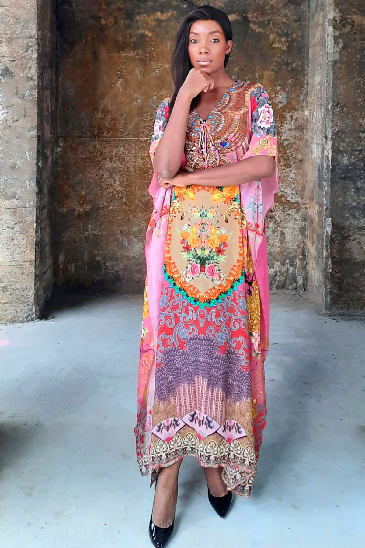 COMING SOON...TOULOUSE Silk Kaftan