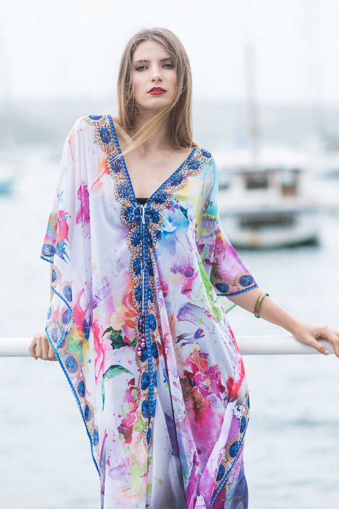 DAYDREAM Short kaftan-Vizcosa