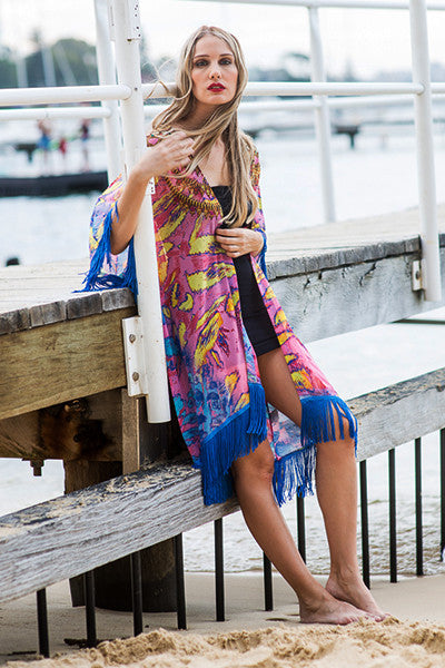 CAGLIARI Kimono-Vizcosa