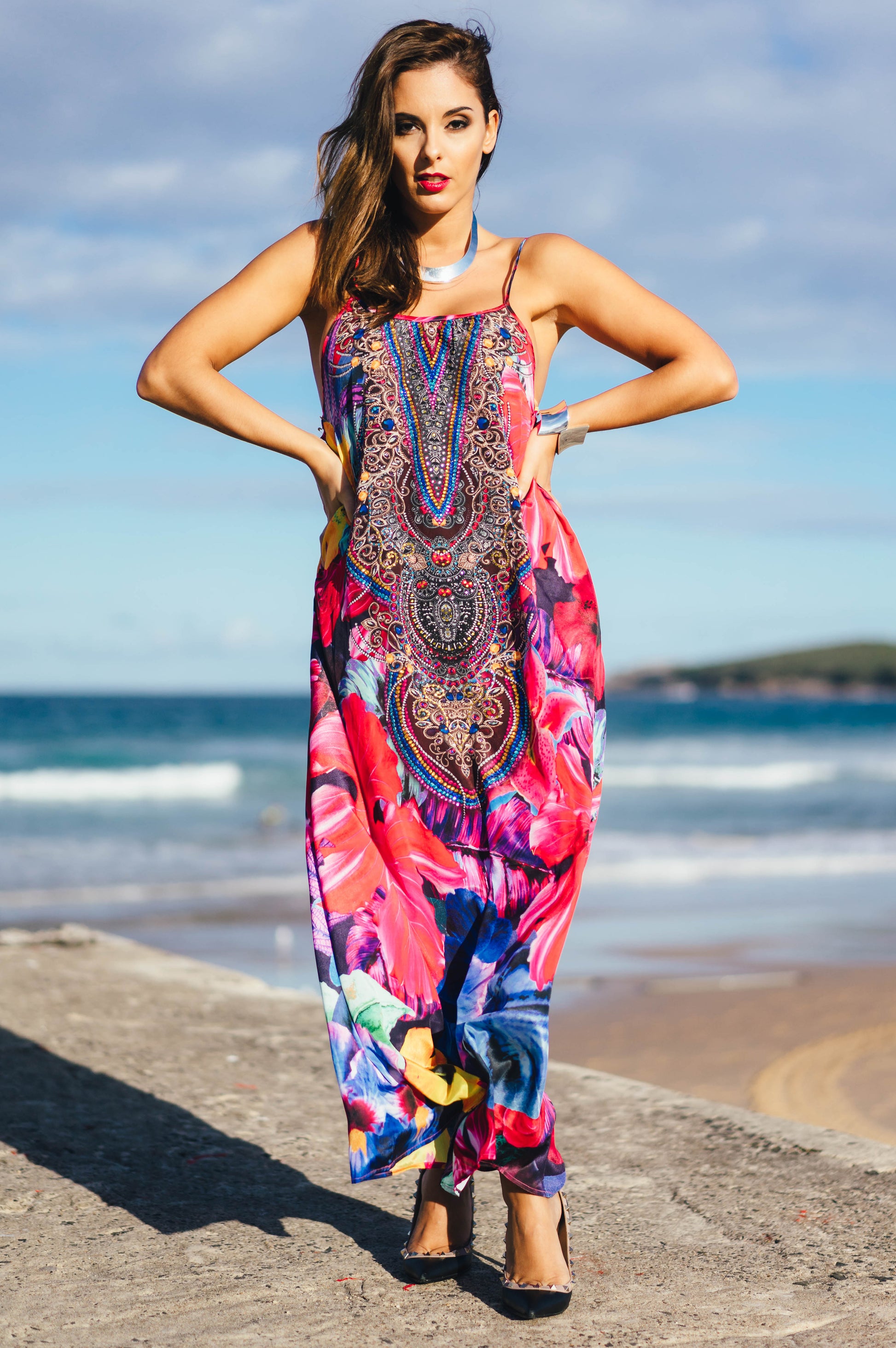 SAMBA Maxidress-Vizcosa