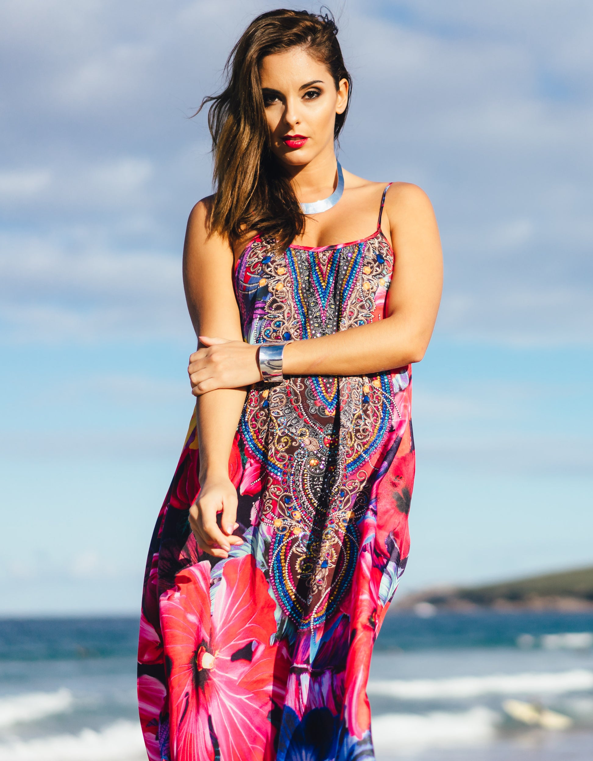 SAMBA Maxidress-Vizcosa