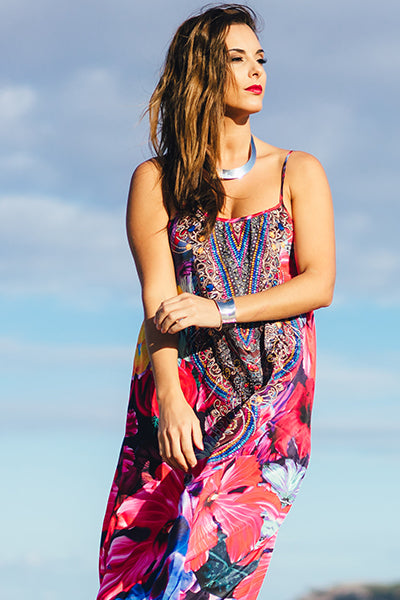 SAMBA Maxidress-Vizcosa