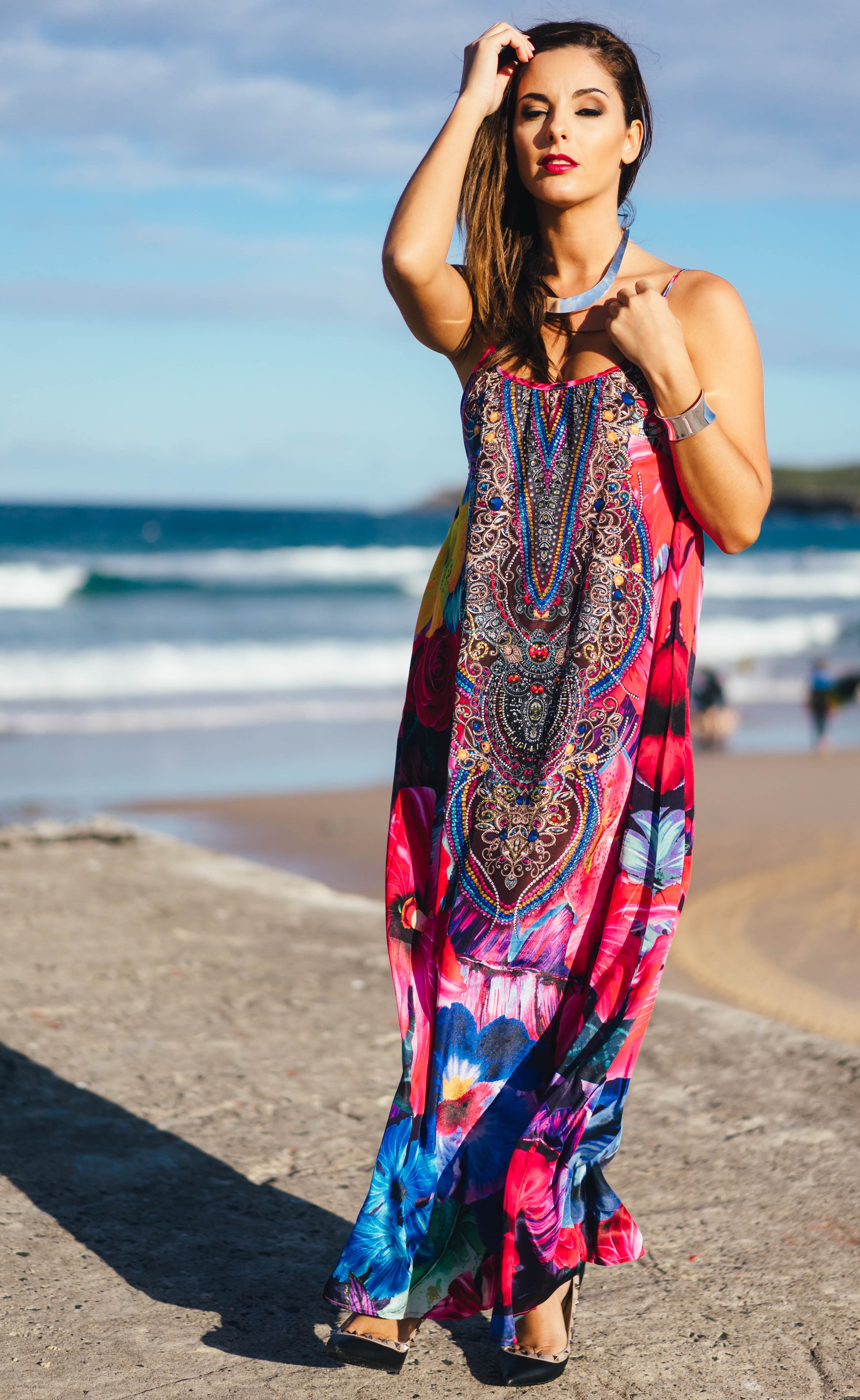 SAMBA Maxidress-Vizcosa