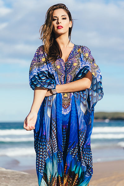 BORA BORA Long Kaftan-Vizcosa