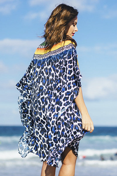 ANTIGUA Short Kaftan-Vizcosa