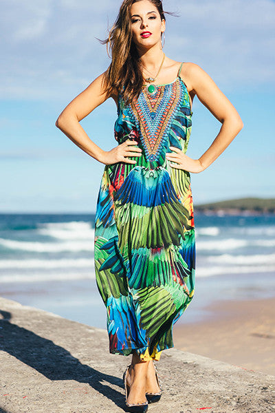 IPANEMA Maxi Dress-Vizcosa