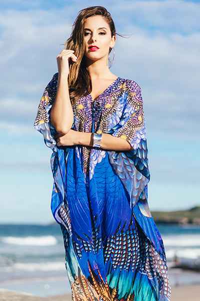 BORA BORA Long Kaftan-Vizcosa 