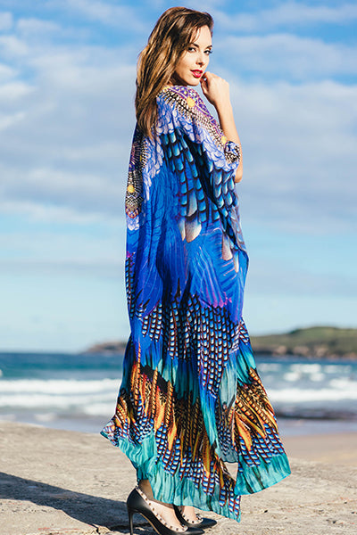 BORA BORA Long Kaftan-Vizcosa 