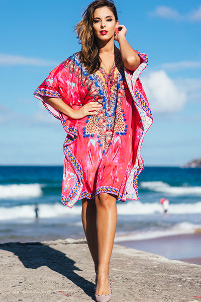 Malibu short Kaftan-Vizcosa 