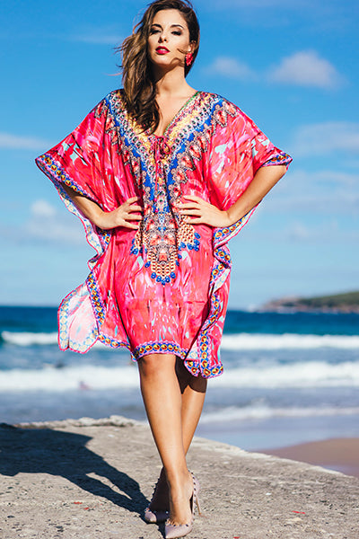 Malibu short Kaftan-Vizcosa 