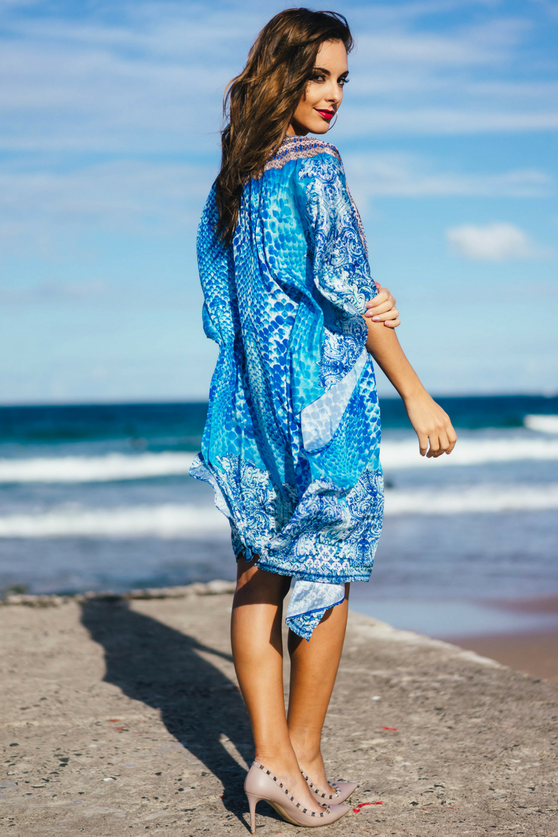 TENERIFE Short Kaftan-Vizcosa 